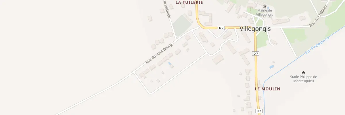 Plan du 5 Rue du Haut Bourg à Villegongis
