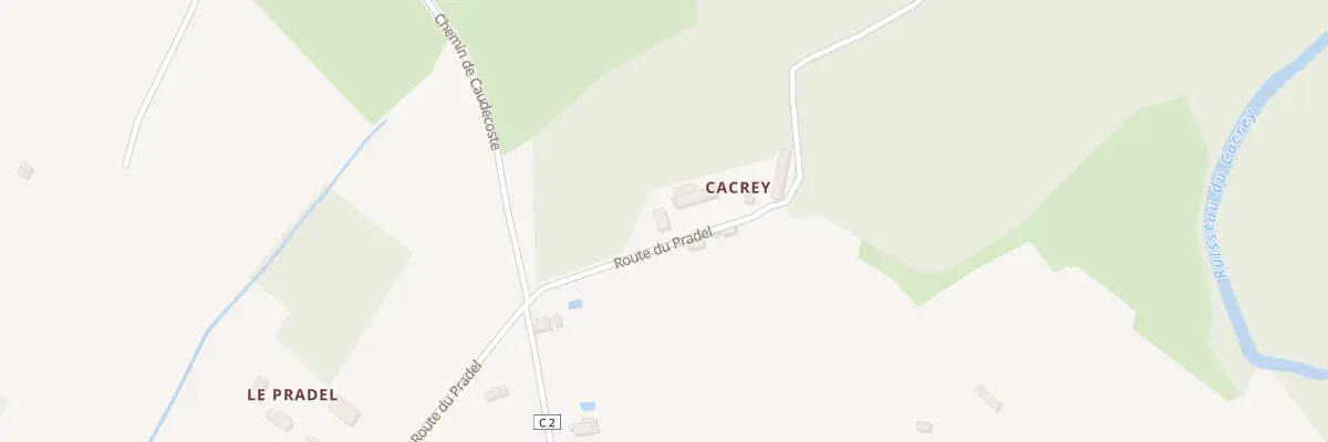 Plan du 5138 Cacrey à Creysse