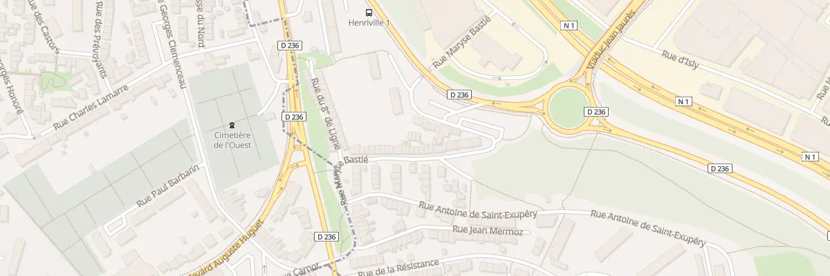 Plan du 16B Rue Maryse Bastie à Boulogne-sur-Mer