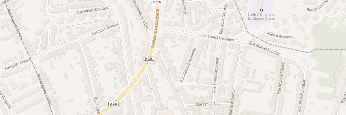 Plan du 60 Rue Hippolyte Adam à Outreau