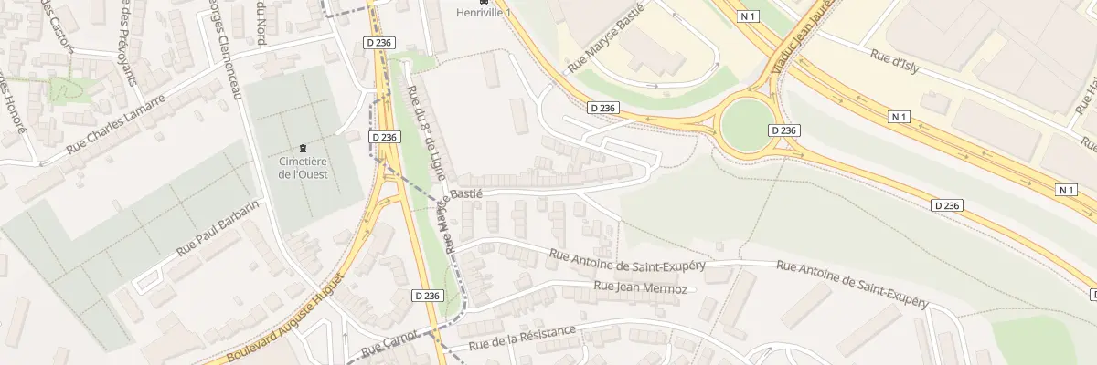 Plan du 52 Rue Maryse Bastie à Boulogne-sur-Mer