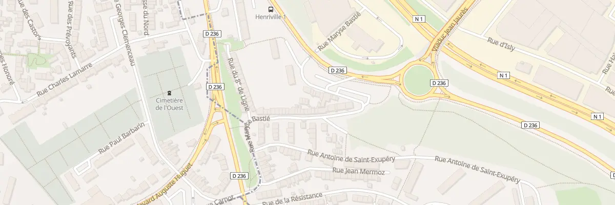 Plan du 16T Rue Maryse Bastie à Boulogne-sur-Mer