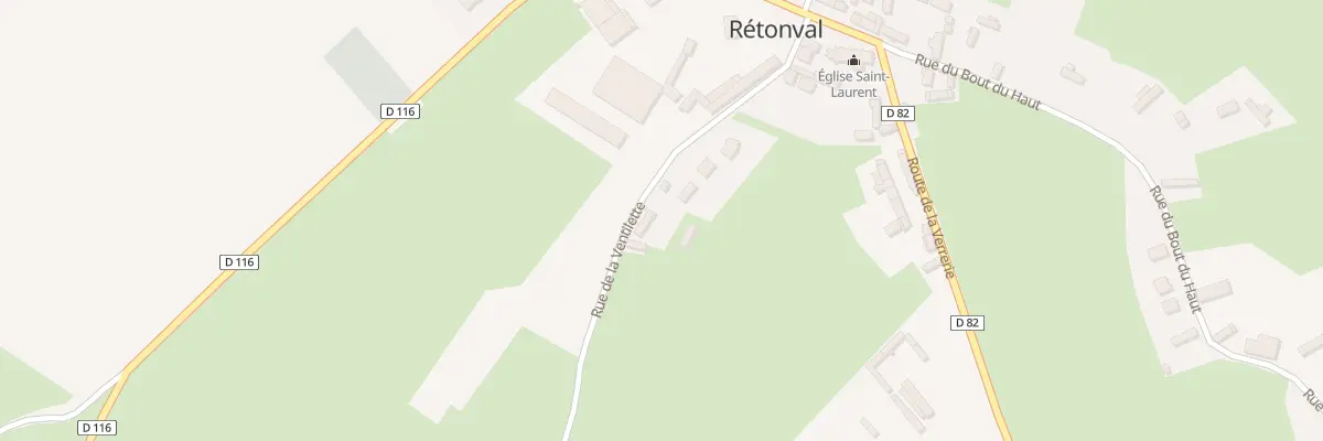 Plan du 8 Rue de la Ventilette à Rétonval