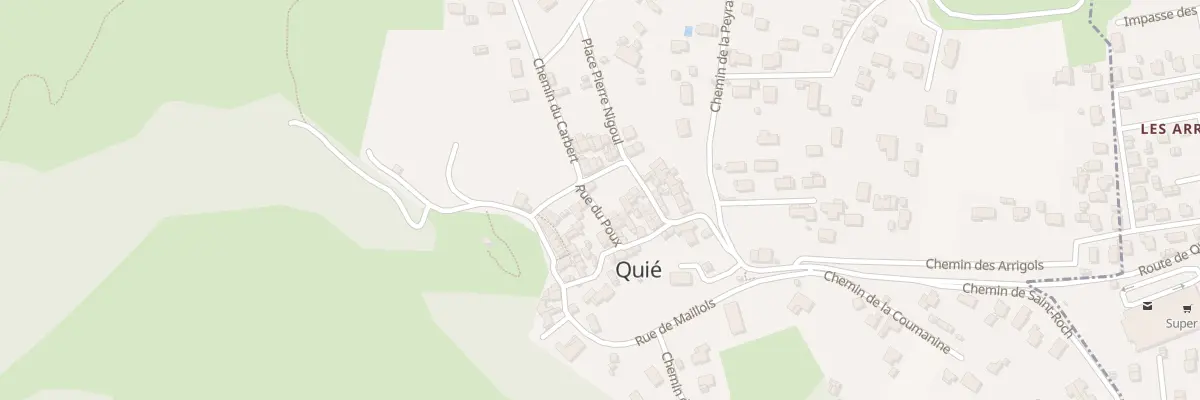 Plan du 6 Rue du Poux à Quié