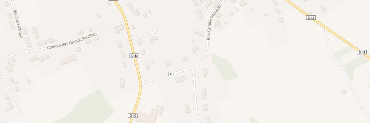 Plan du 20 Rue Camille Bruneau à Badecon-le-Pin