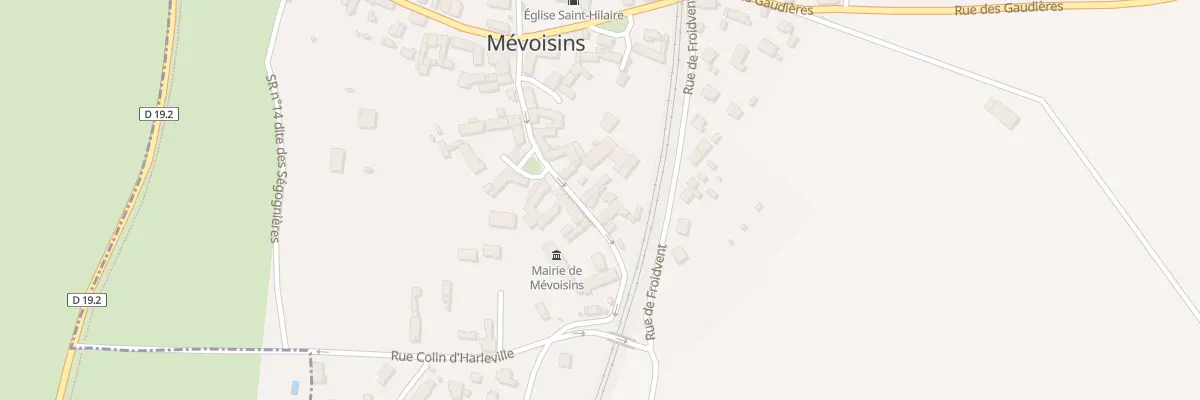 Plan du 6 Rue de la République à Mévoisins