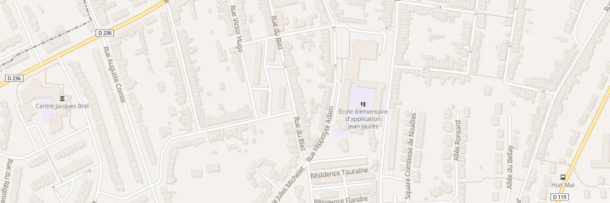 Plan du 126 Rue du Biez à Outreau