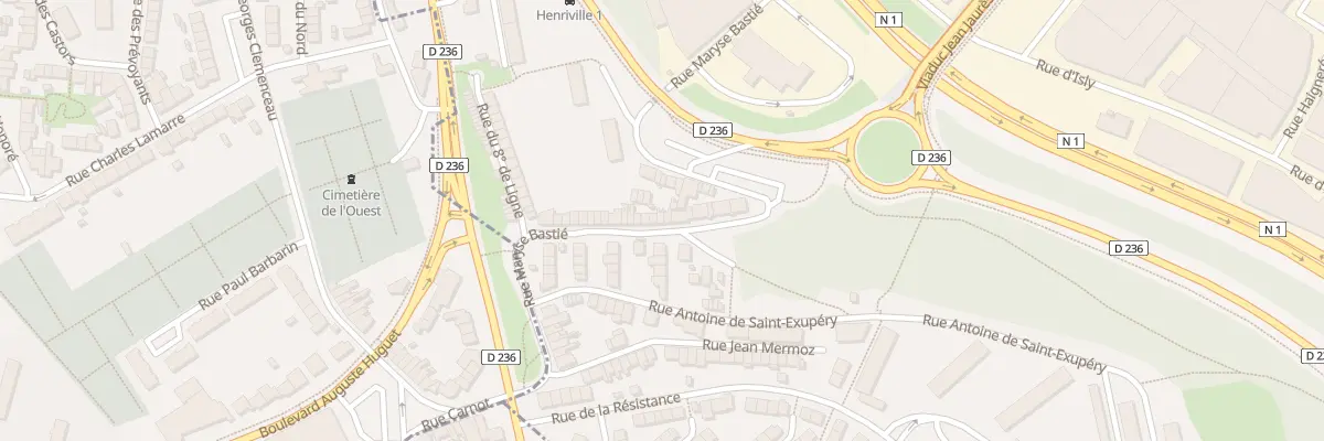 Plan du 48 Rue Maryse Bastie à Boulogne-sur-Mer
