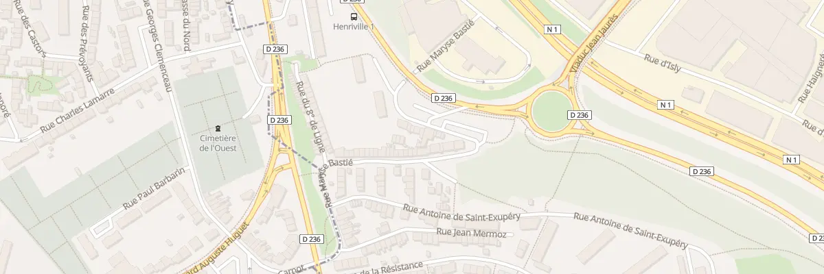 Plan du 24 Rue Maryse Bastie à Boulogne-sur-Mer