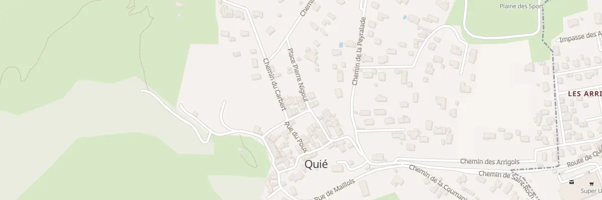 Plan du 110 Carbert à Quié