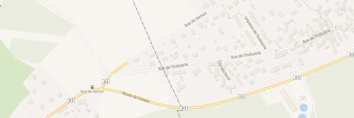 Plan du 100 Rue de l’Industrie à Gasny