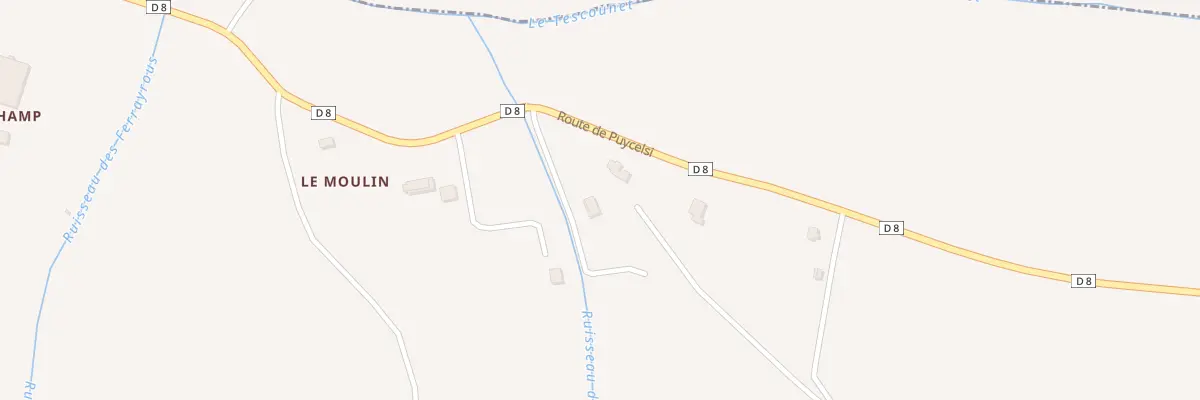 Plan du 80 Imp de la Plaine à Montdurausse