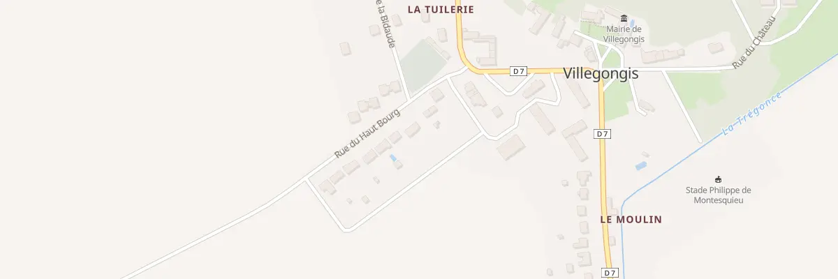 Plan du 3 Rue du Haut Bourg à Villegongis