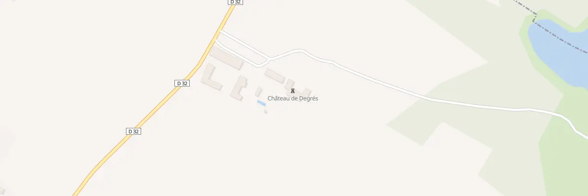 Plan du 640A Rte de Degrès à Gragnague