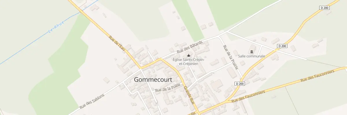 Plan du 3 Pl de l’Eglise à Gommecourt