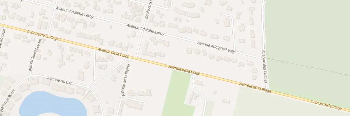 Plan du 245 Av de la Plage à Merlimont
