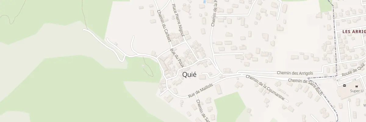 Plan du 4 Rue du Poux à Quié