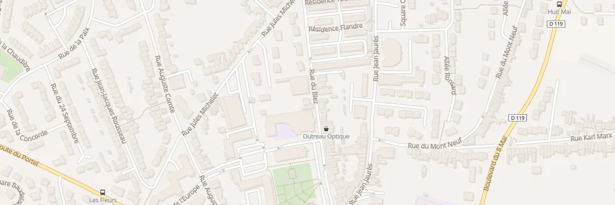 Plan du 5 Rue du Biez à Outreau