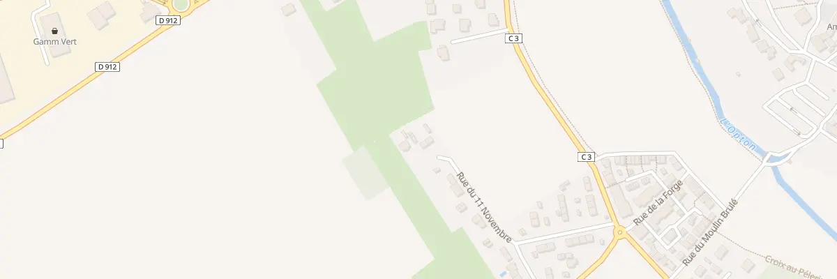Plan du 28 Rue du Onze Novembre à Houdan