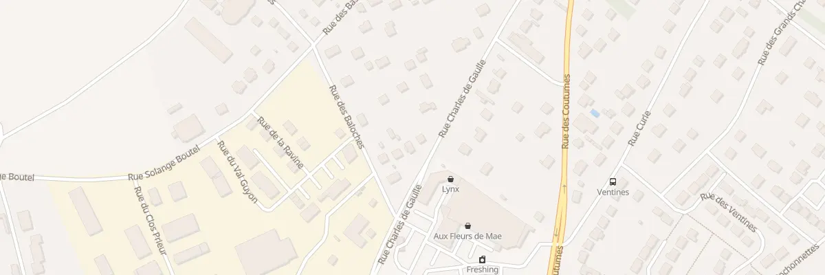 Plan du 5B Rue Charles de Gaulle à Freneuse