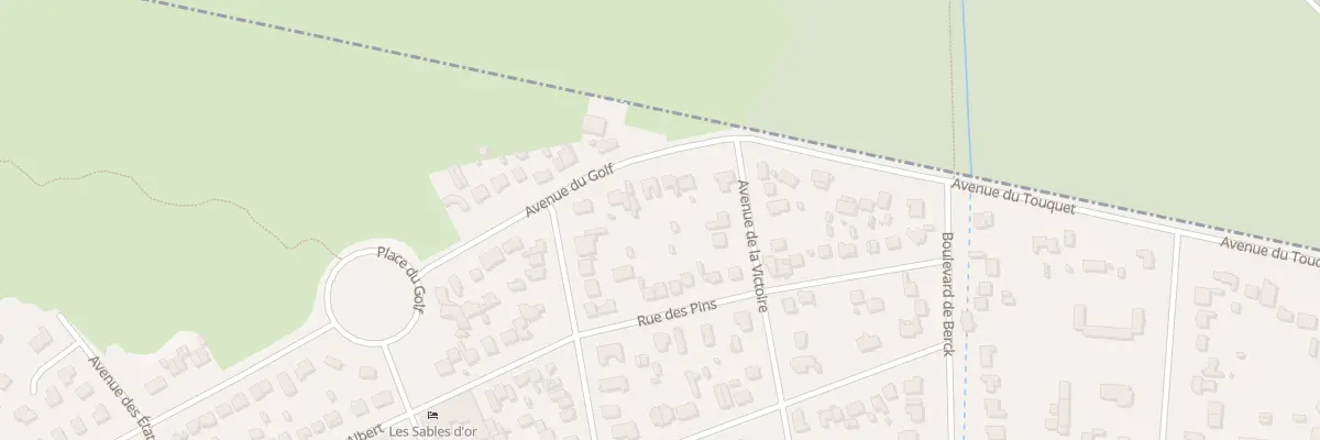 Plan du 63 Av du Golf à Cucq