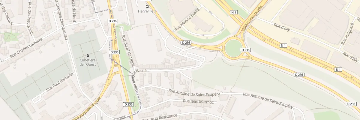 Plan du 30T Rue Maryse Bastie à Boulogne-sur-Mer