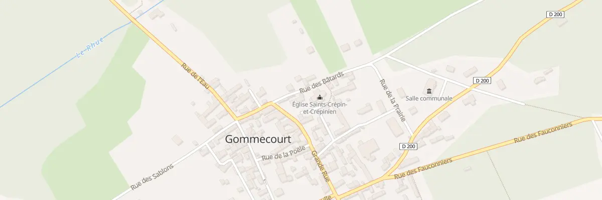 Plan du 5 Pl de l’Eglise à Gommecourt