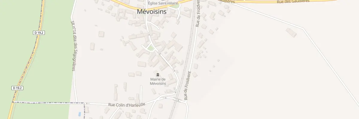 Plan du 4 Rue de la République à Mévoisins
