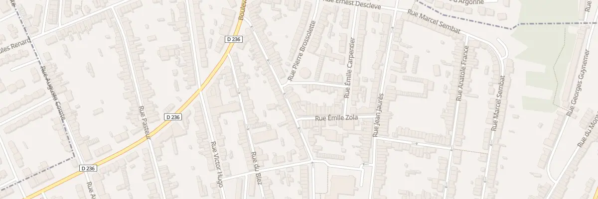 Plan du 36 Rue Hippolyte Adam à Outreau