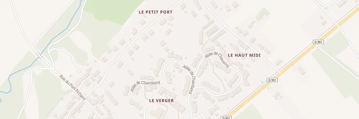 Plan du 28B All de Chambord à Saint-Laurent-Nouan
