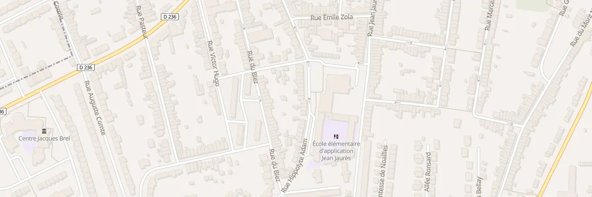 Plan du 39 Rue Hippolyte Adam à Outreau