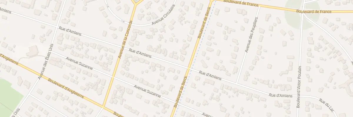 Plan du 38 Rue d’Amiens à Cucq