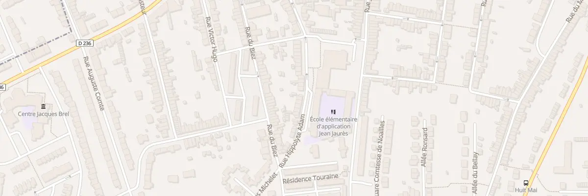 Plan du 27 Rue Hippolyte Adam à Outreau