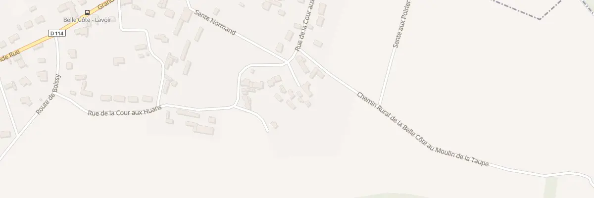 Plan du 17 Rue de la Cour aux Huans à Boissy-Mauvoisin