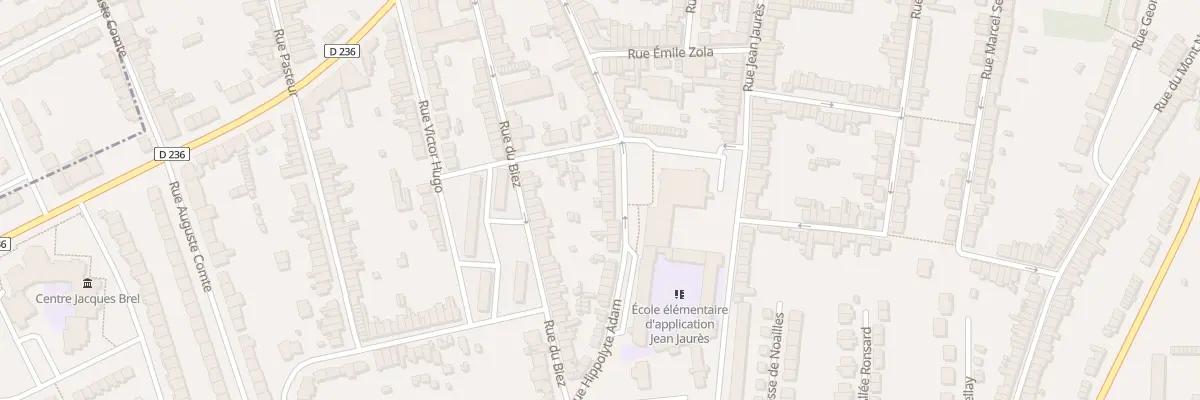 Plan du 43 Rue Hippolyte Adam à Outreau