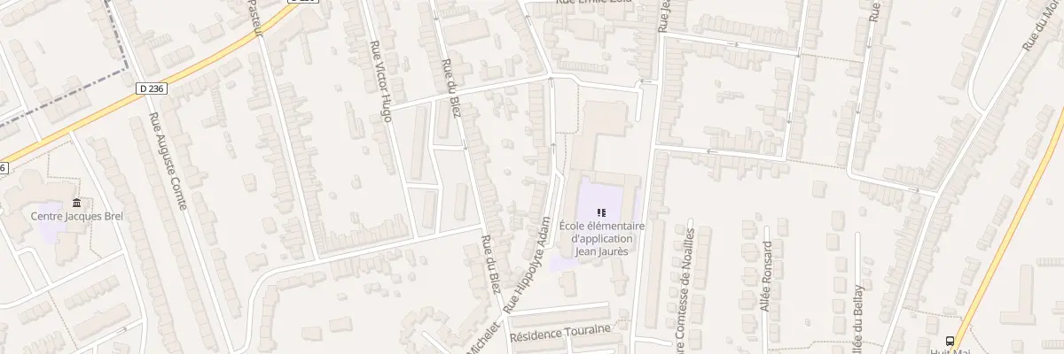 Plan du 31 Rue Hippolyte Adam à Outreau