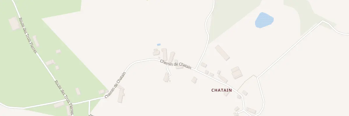 Plan du 337 Che de Chatain à Condat-sur-Ganaveix