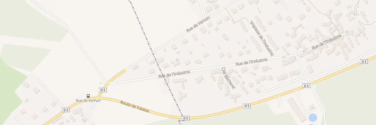 Plan du 98 Rue de l’Industrie à Gasny