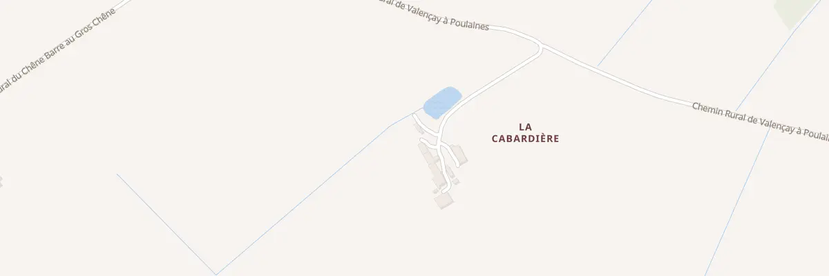 Plan du 2 La Cabardiere à Valençay