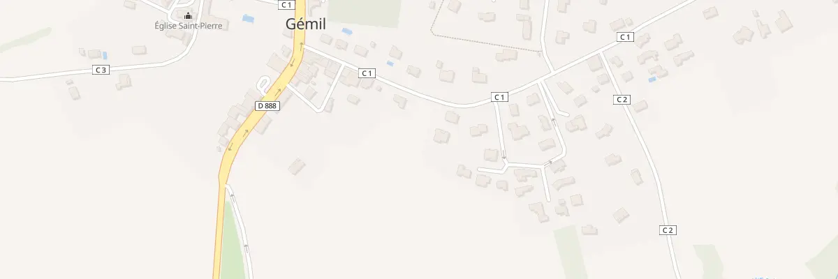 Plan du 16 Rte de Roquesérière à Gémil