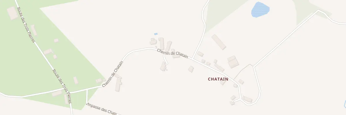 Plan du 358 Che de Chatain à Condat-sur-Ganaveix