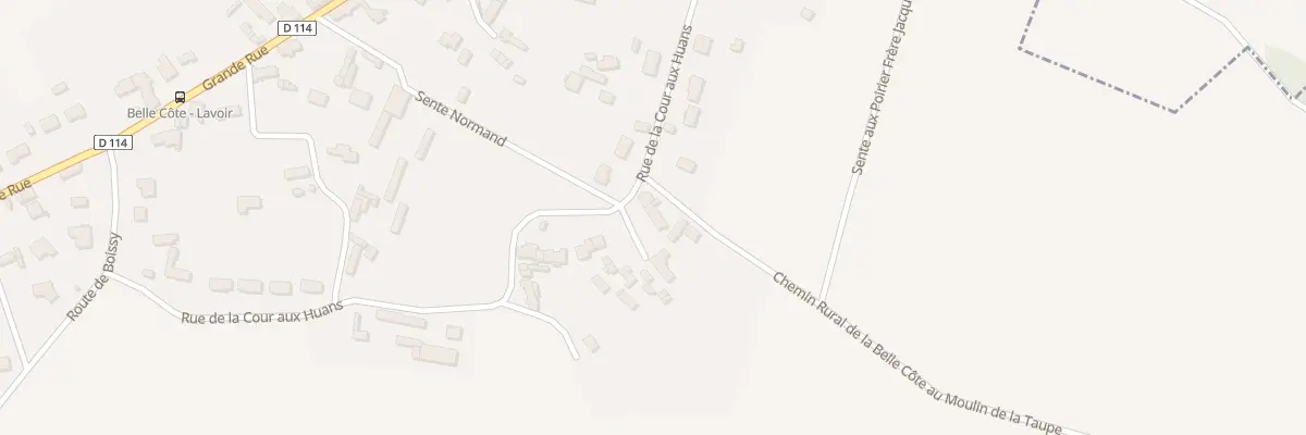 Plan du 13 Rue de la Cour aux Huans à Boissy-Mauvoisin