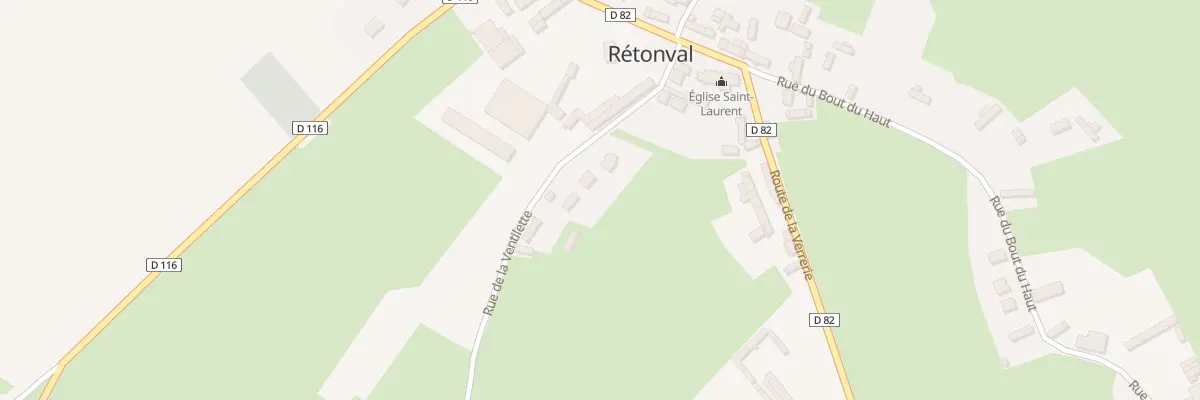 Plan du 4 Rue de la Ventilette à Rétonval