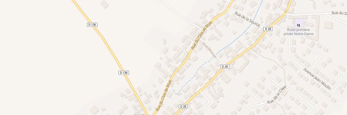 Plan du 36C Rue du Clos de Brye à Sours