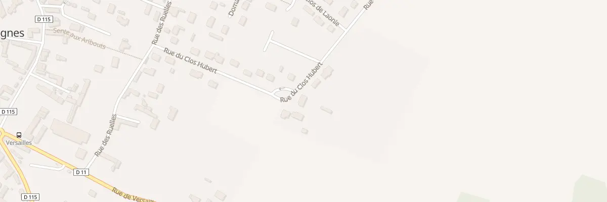 Plan du 25 Rue du Clos Hubert à Longnes