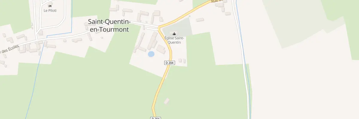 Plan du 1 Rte de Forest-montiers à Saint-Quentin-en-Tourmont