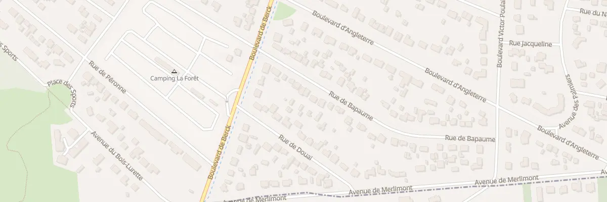Plan du 287 Rue de Bapaume à Cucq