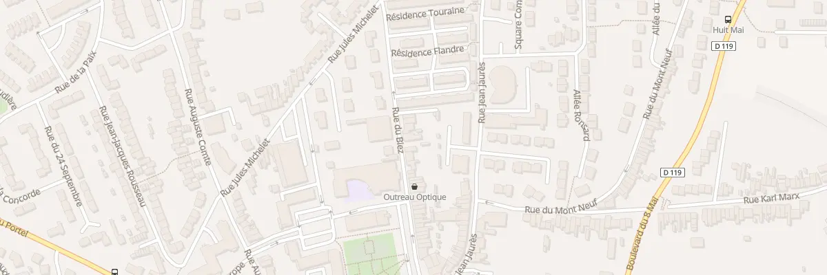 Plan du 60 Rue du Biez à Outreau