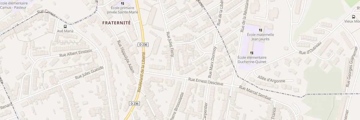 Plan du 33 Rue Jules Ferry à Outreau