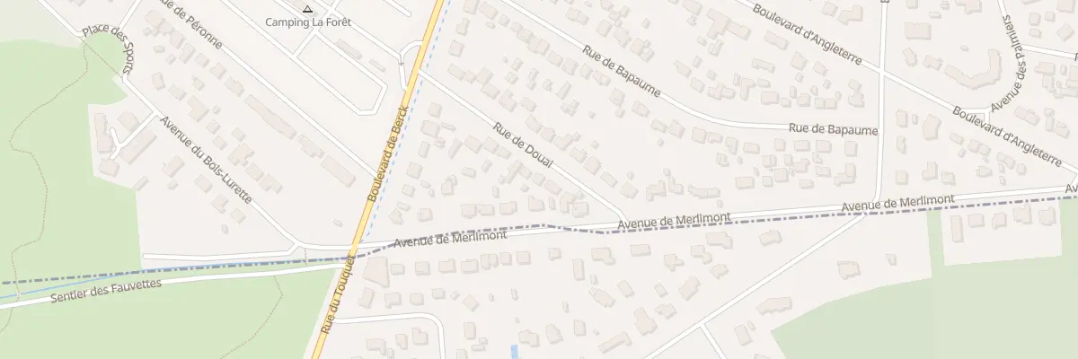 Plan du 89 Rue de Douai à Cucq